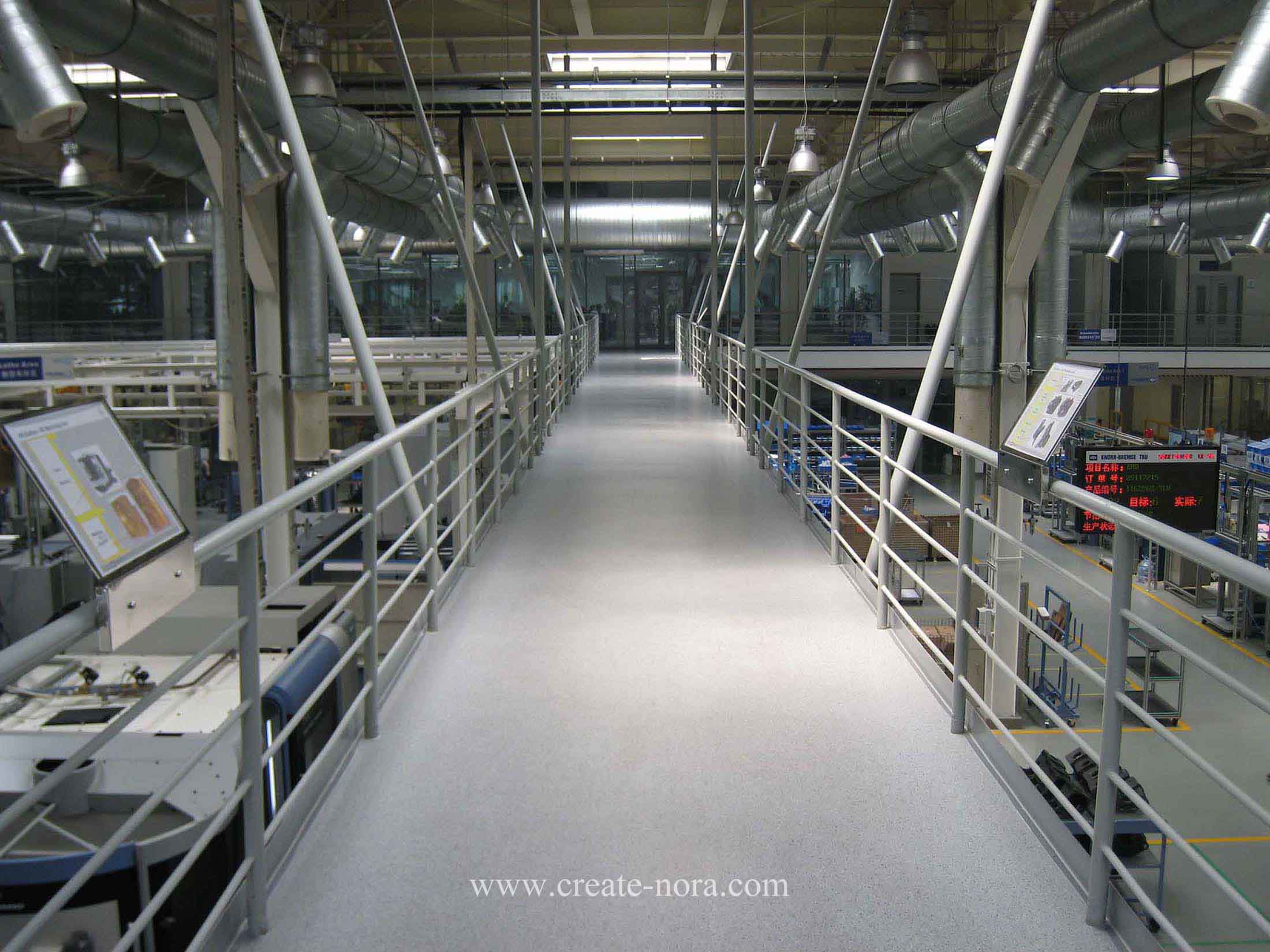 the photo of nora rubber flooring in Knorr-Bremse Systems for Rail Vehicles Co., Ltd 9